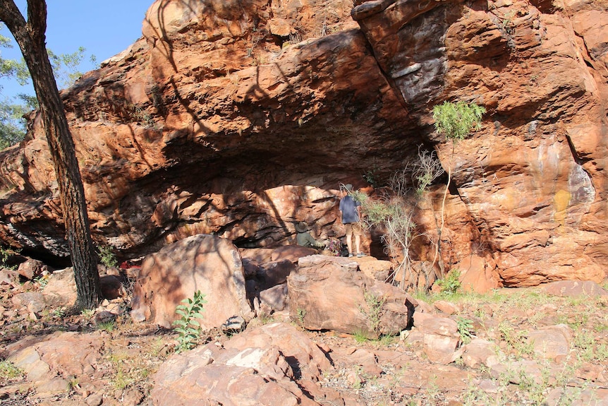 An image of a rockshelter