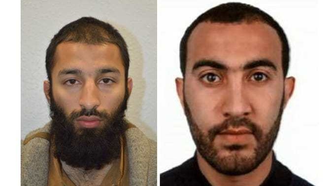 A composite photo shows head and shoulder shots of Khuram Shazad Butt and Rachid Redouane.