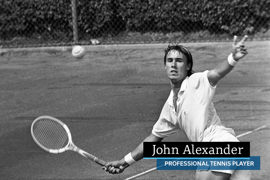John Alexander, former tennis player
