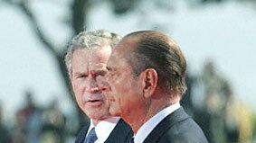 Mr Bush and Mr Chirac said modern leaders had a duty to honour what the soldiers died for.