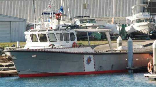 The MV Gallantry fire boat