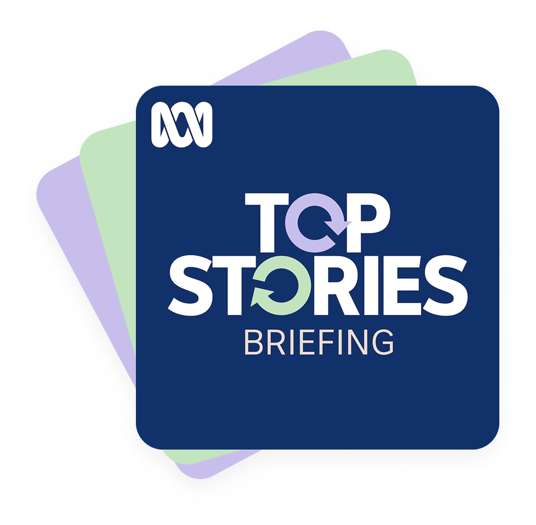 Top stories logo, multi coloured squares