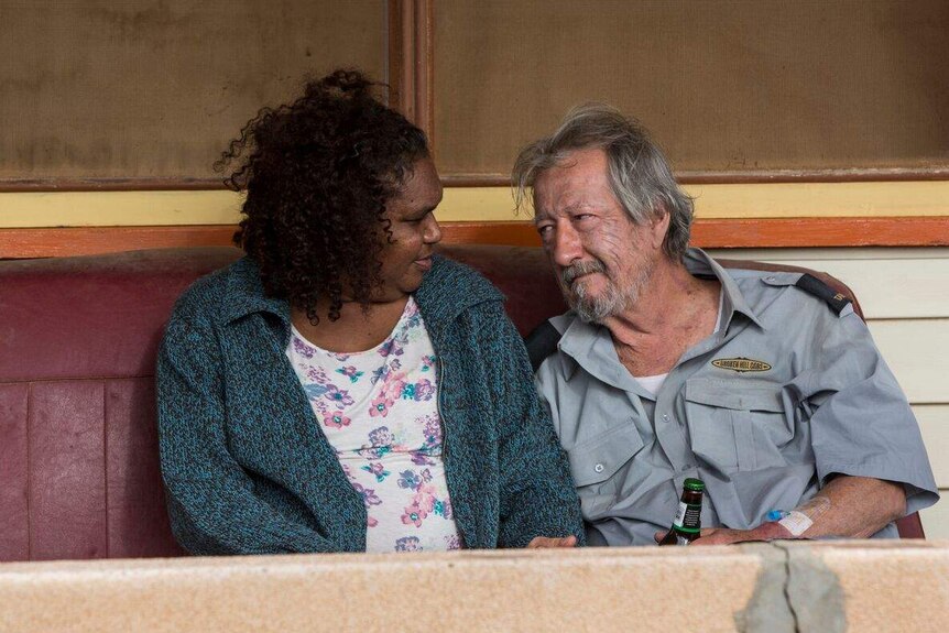 Ningalii Lawford-Wolf and Michael Caton in Last Cab to Darwin