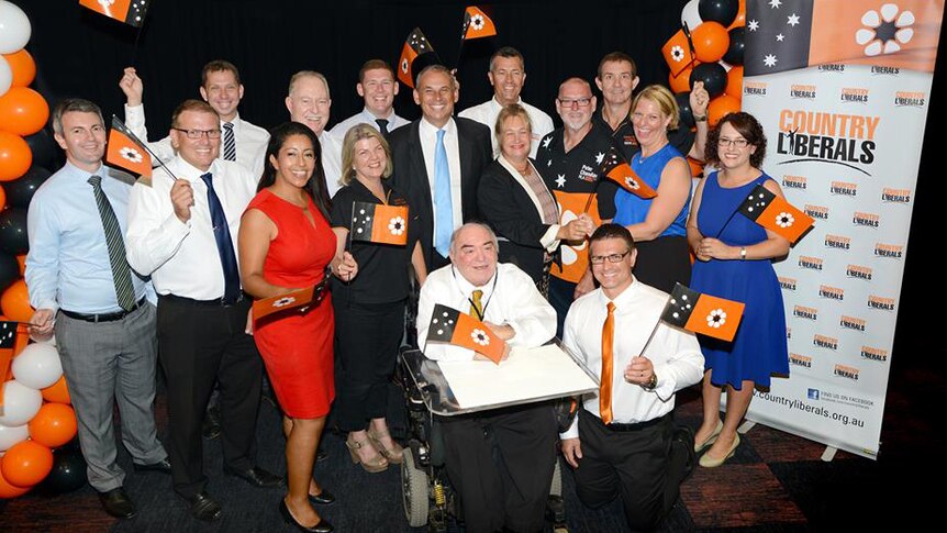 The Country Liberals team, pictured a week before the NT election.