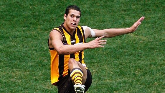 Off target... Lance Franklin had a terrible night with the boot, kicking 1.7 (File photo)