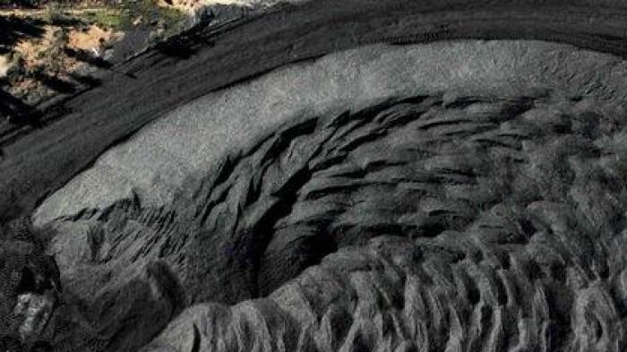 Coal electorate: A coal stock pile at an open cut mine in the Hunter Valley.