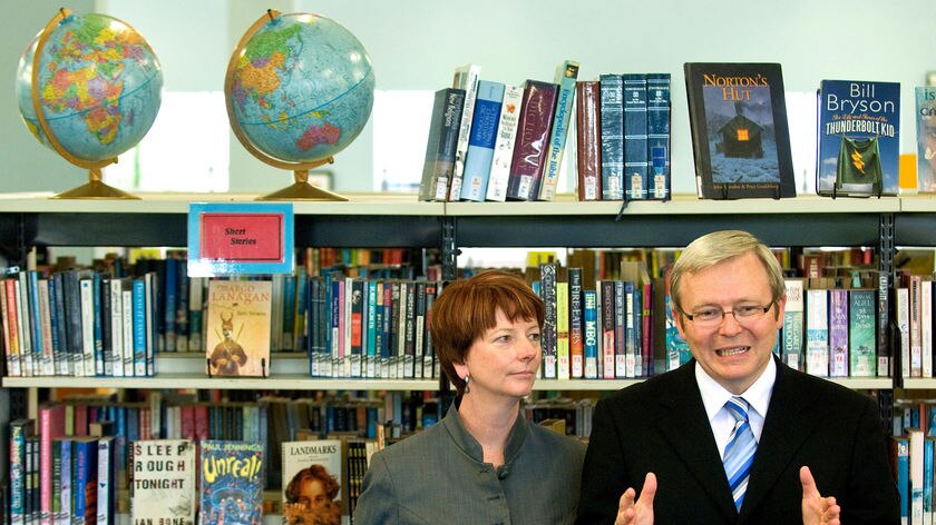'Education revolution': Julia Gillard and Kevin Rudd