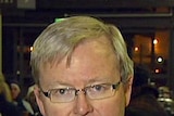 Kevin Rudd at the Vinnies CEO Sleepout