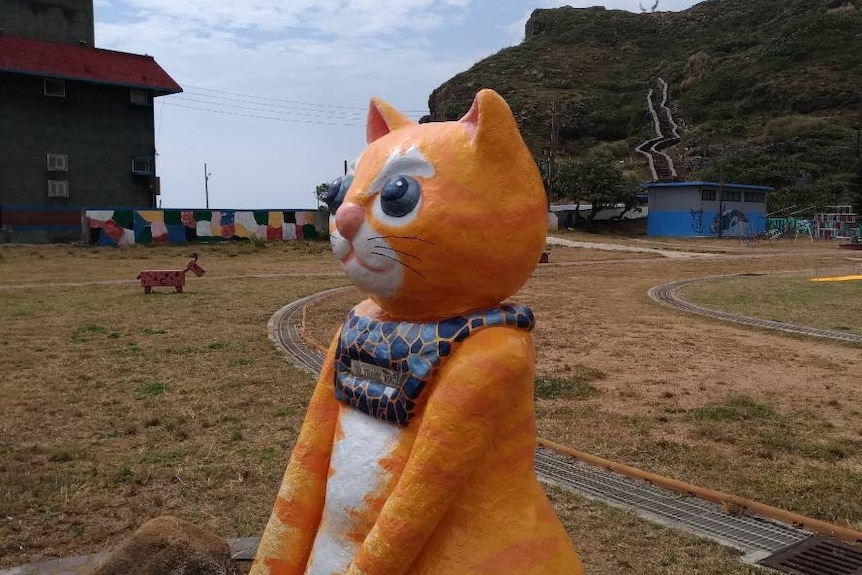 Hujing island's new cat post box.