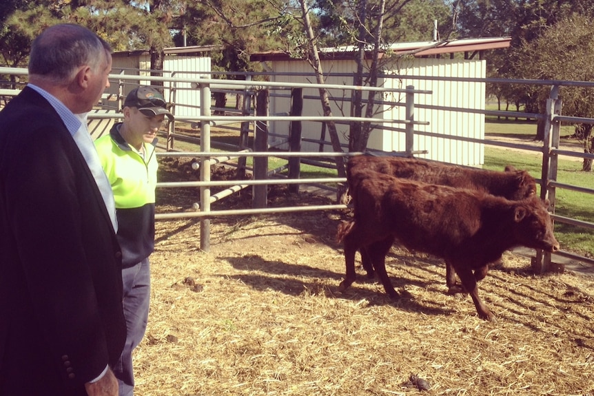 Nationals leader Warren Truss in Grafton