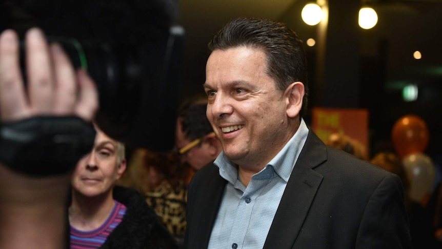 Nick Xenophon in Adelaide