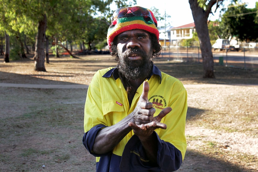 Mornington Island Lardil man and traditional owner Grayson Williams.