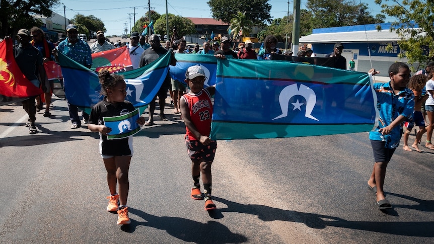 Torres Strait Islands Flag Day march, May 2021