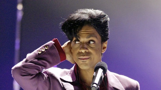 Prince at the American Idol finale