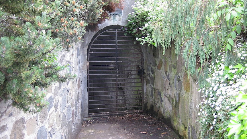 Photo of tunnel entrance.