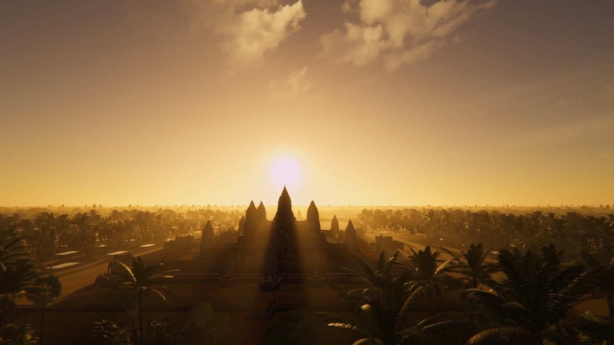 Angkor Wat built in 3D to show living temple