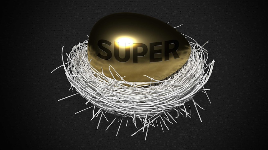 Graphic of a golden egg in a soft nest with the word 'Super' on the egg.