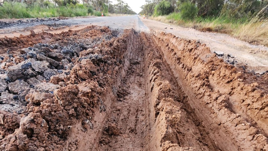 Large potholes