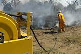 Firefighters say they are exhausted after a intensive week of battling bush and building fires across Qld.