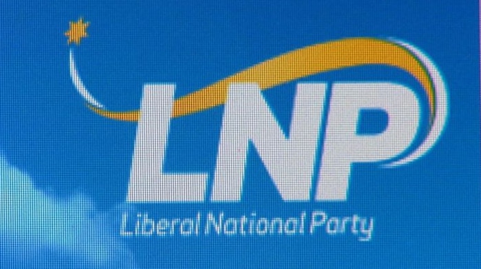 Qld Liberal National Party (LNP) logo. (ABC TV News - file image)