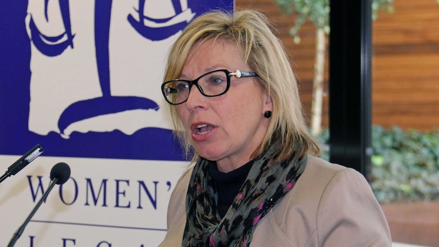 Rosie Batty speaks in Canberra