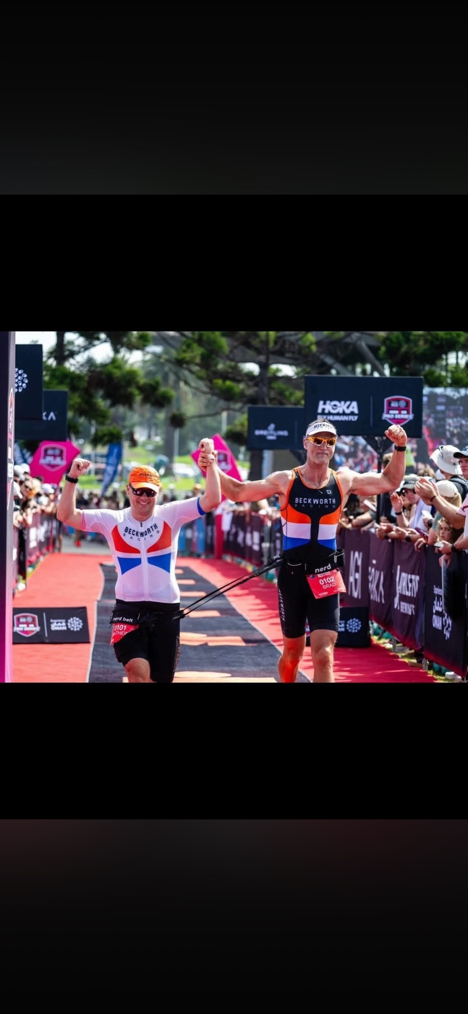 The visually impaired triathlete preparing to take on a half marathon
