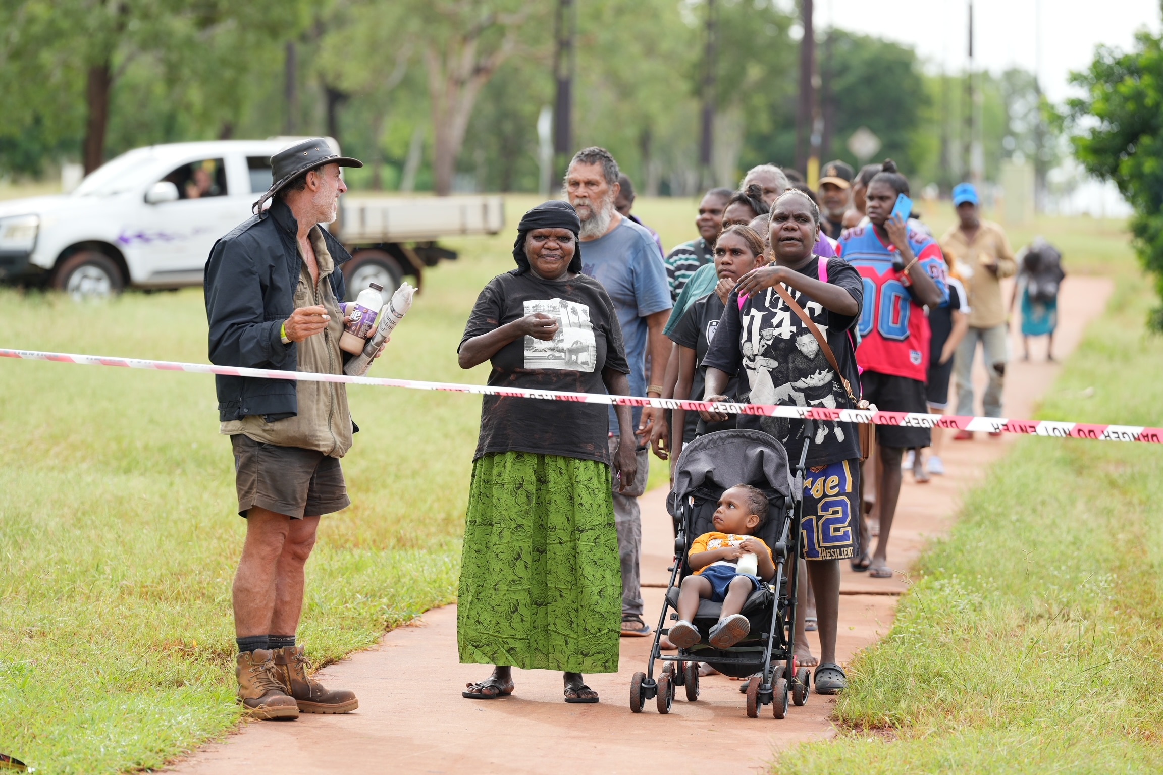 Flood victims forced to line up for hours for disaster relief payments