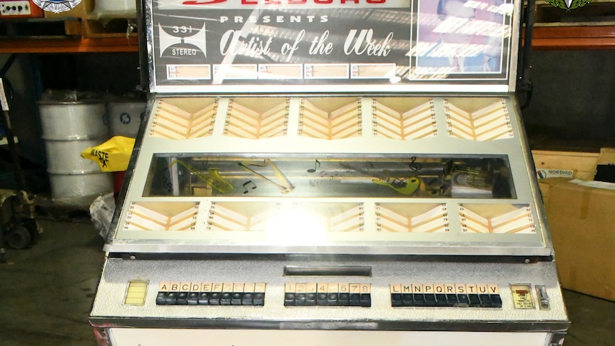 A jukebox.