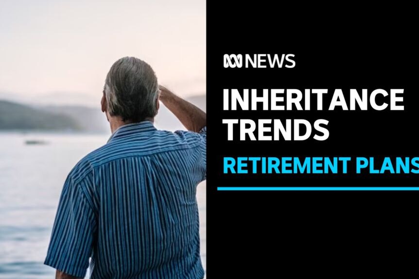Inheritance Trends, Retirement Plans: A man with grey hair with his back to the camera looking out to a body of water.