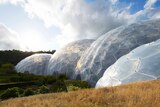 The Eden Project in Cornwall, England, an educational environmental charity