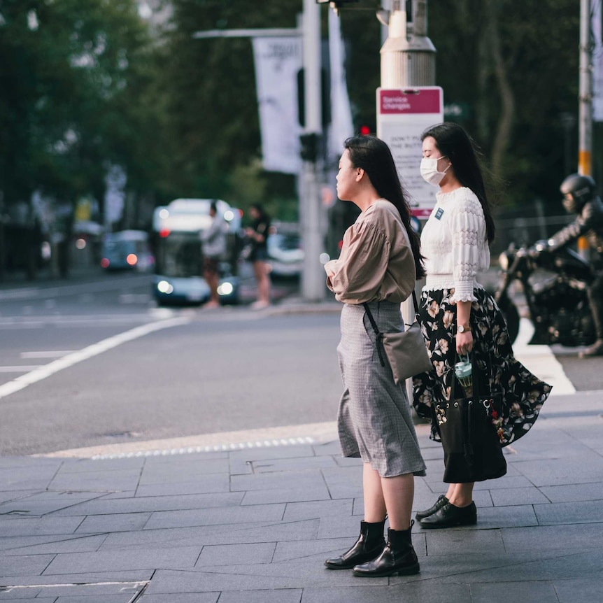 Women on street in Sydney