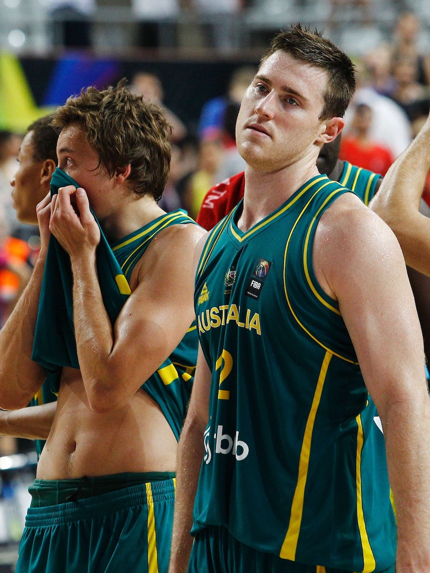Boomers look on after Turkey loss