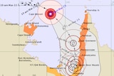 A forecast map shows Cyclone Nora as a category 3 storm in the Arafura Sea, moving towards Queensland.