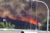 Bushfire at Fingal Bay at Port Stephens on Sunday, October 13
