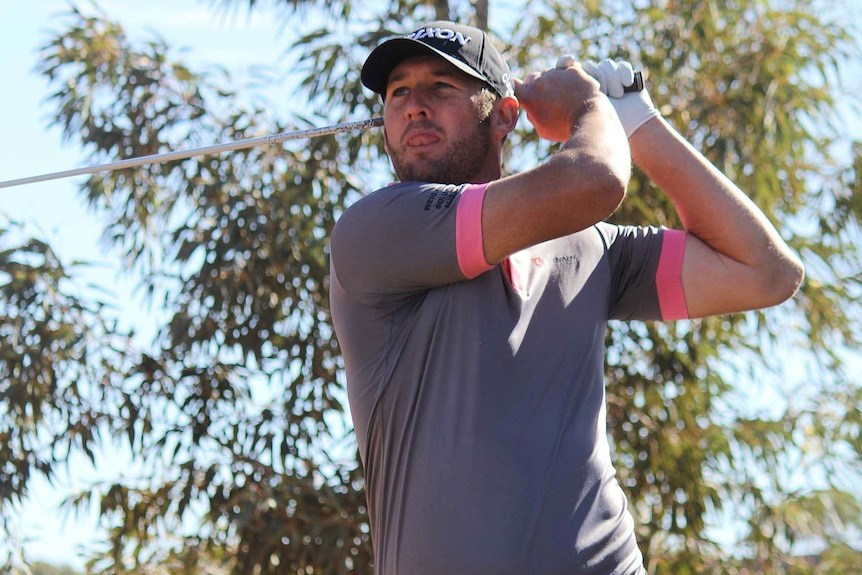 Former soldier turned pro golfer Damien Jordan