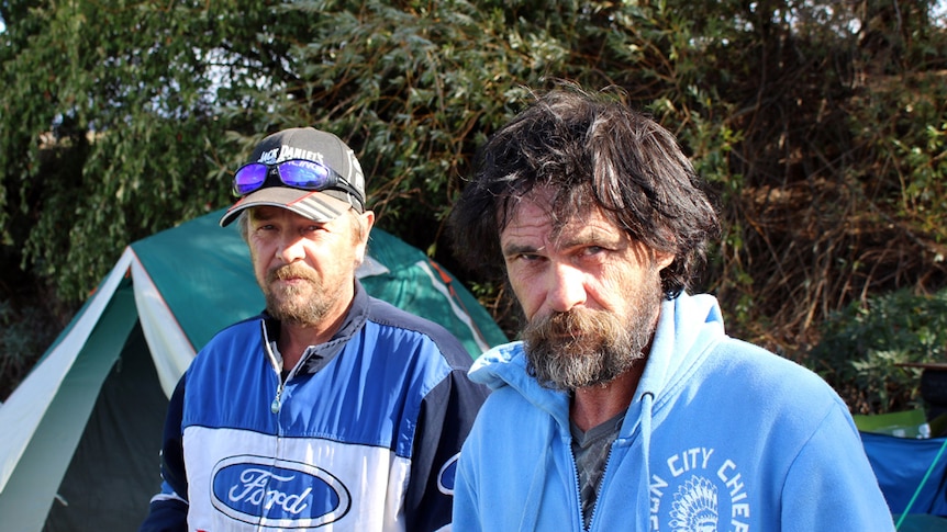Homeless Tasmanian men