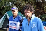 Homeless Tasmanian men