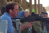 Prince William spends time with Australian soldiers at Holsworthy Army Barracks.