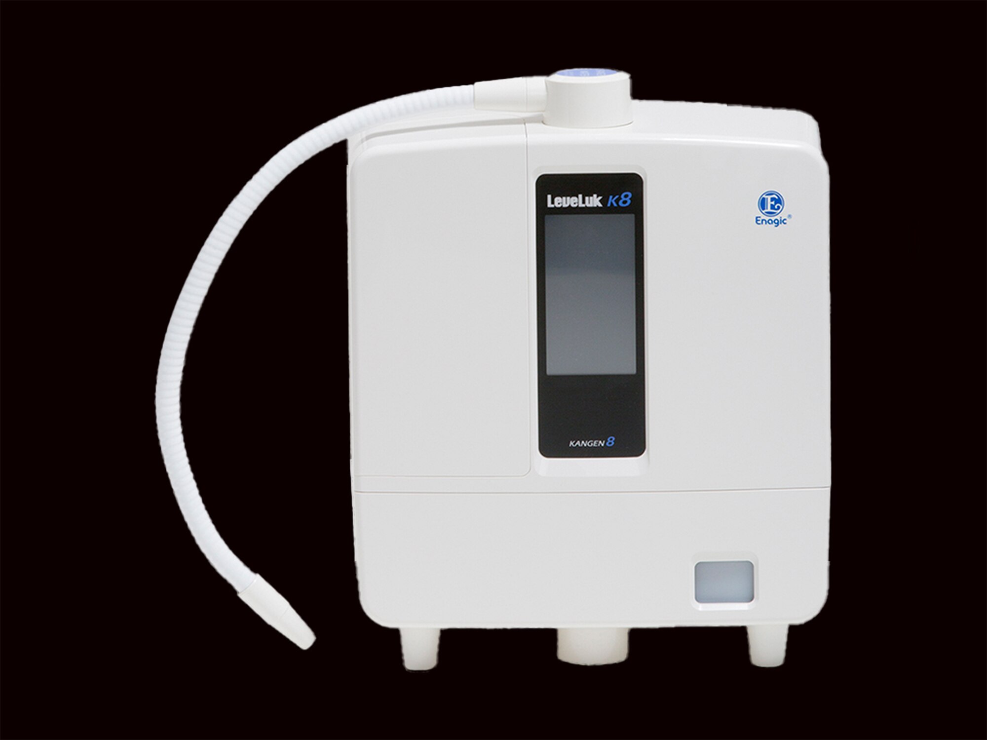 A photo and description of Enagic's  Kangen water ioniser.