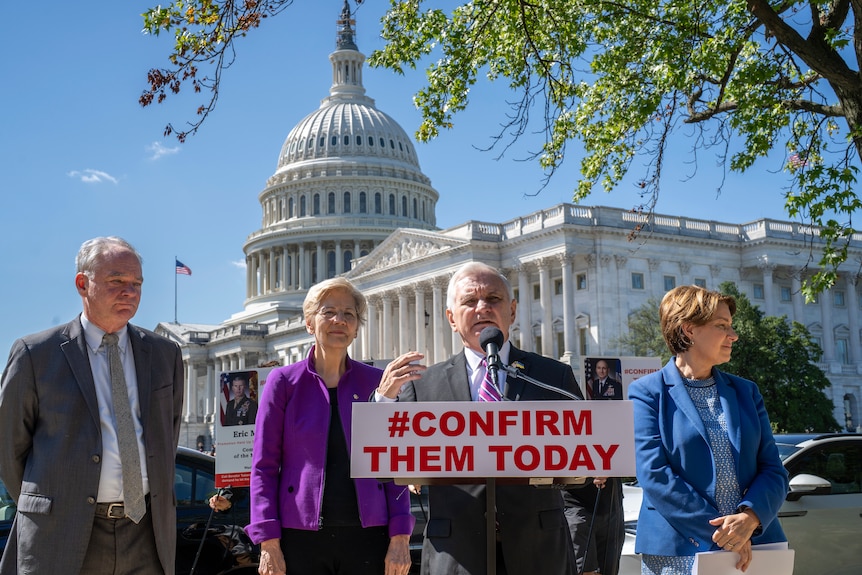 Press conference at the Capitol