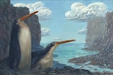 Artist impression of giant penguin