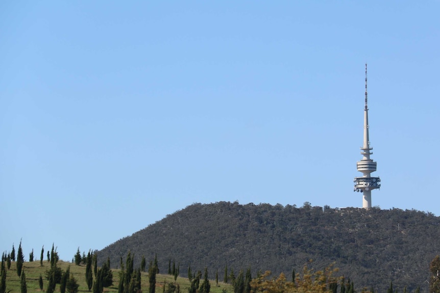 Telstra Tower on Black Mountain.