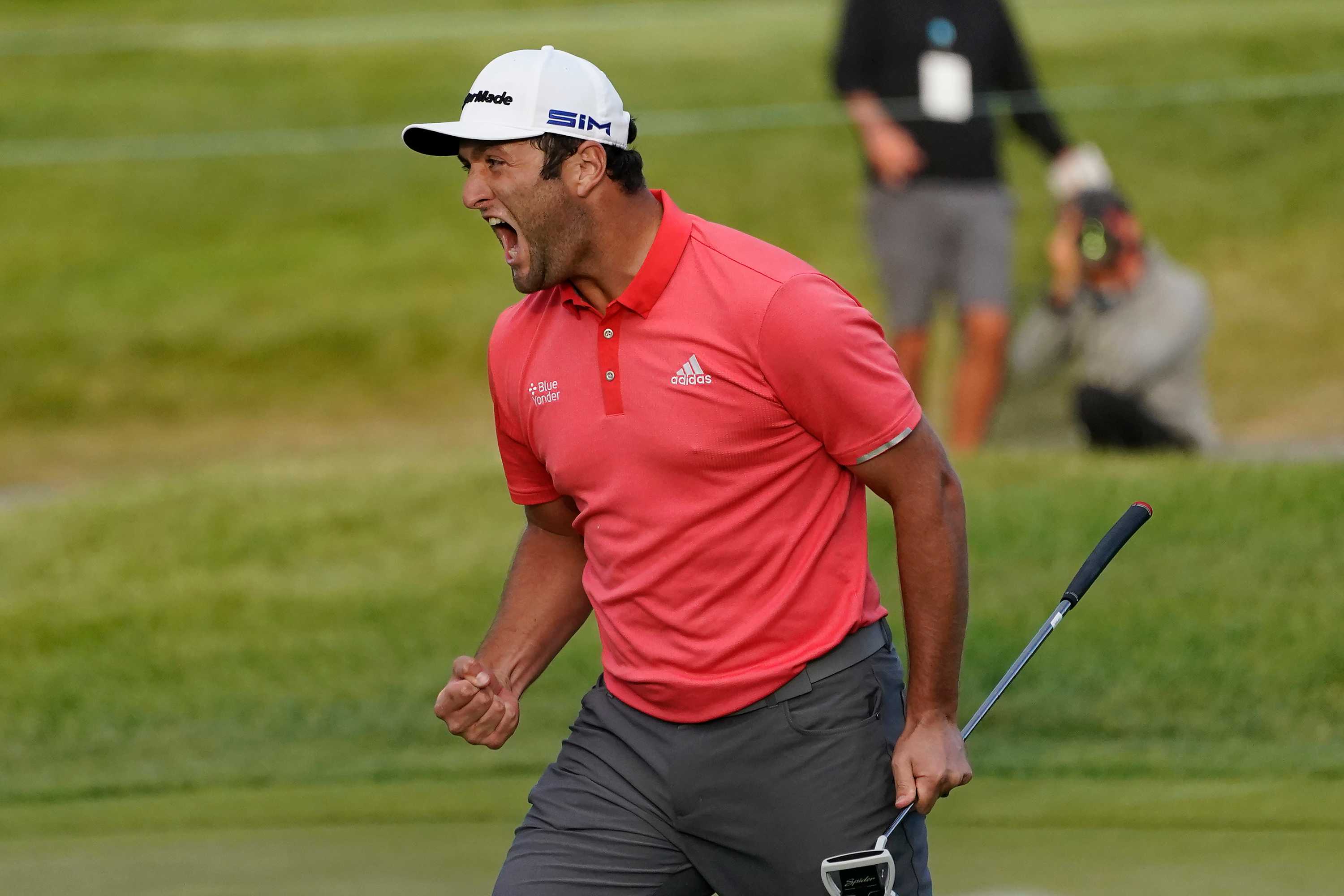 Jon Rahm secures playoff win at Olympia Fields with 66-foot putt