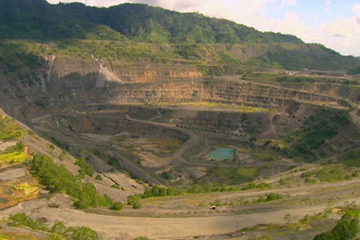 A file photo of the Panguna mine.