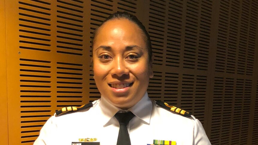 Commander Rosmarie Apikotoa from the Royal Australian Navy