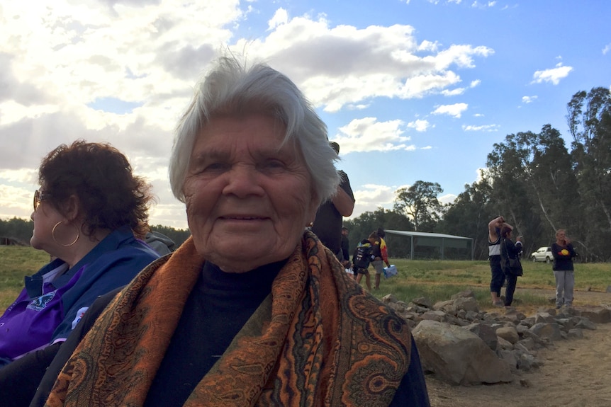 Wagga elder Aunty Isabel Reid readies for opening of Wagga corroboree