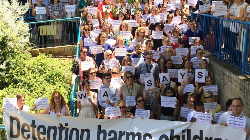 Health care professionals rally in Perth