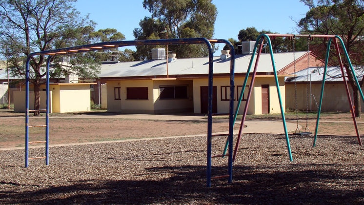 The playground at Broken Hill High School
