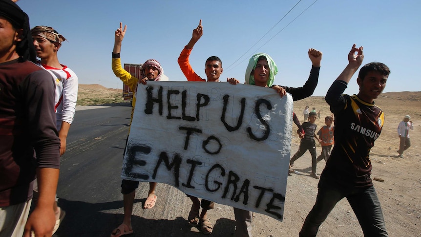 Yazidi refugees plead for help