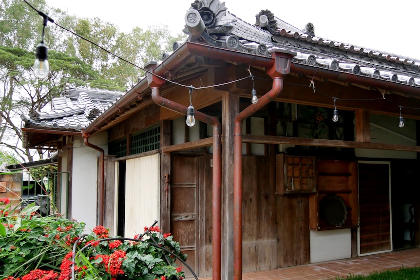The exterior of a traditional Japanese house